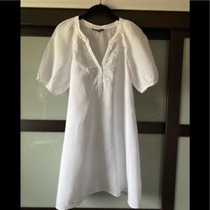 Armani Exchange A-Line Linen dress